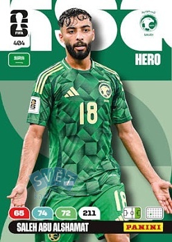 Saleh Abu Alshamat Saudi Arabia Panini FIFA World Cup 2026 Adrenalyn XL #404